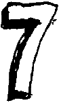 Hand drawn icon for NEWNO - Seven Card